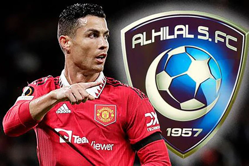 Ronaldo không từ chối đến Al-Hilal. ẢNH GETTY
