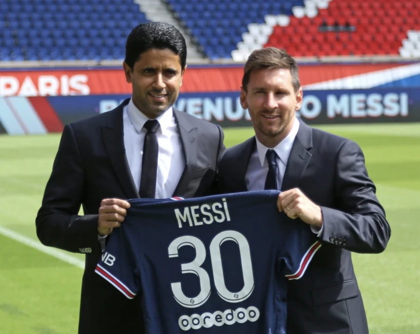 PSG rất muốn gia hạn hợp đồng với Messi sau khi đã may mắn có được anh vào năm ngoái. ẢNH: GETTY