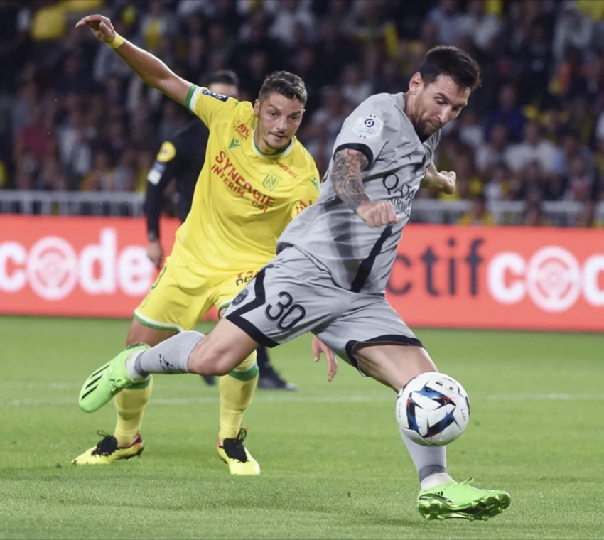 Messi dần trở lại đỉnh cao phong độ tại PSG mùa này. ẢNH: AFP