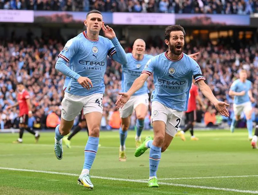 Foden đã ghi được 6 bàn thắng ở mùa này cho Man City. ẢNH: GETTY Foden đã ghi được 6 bàn thắng ở mùa này cho Man City. ẢNH: GETTY