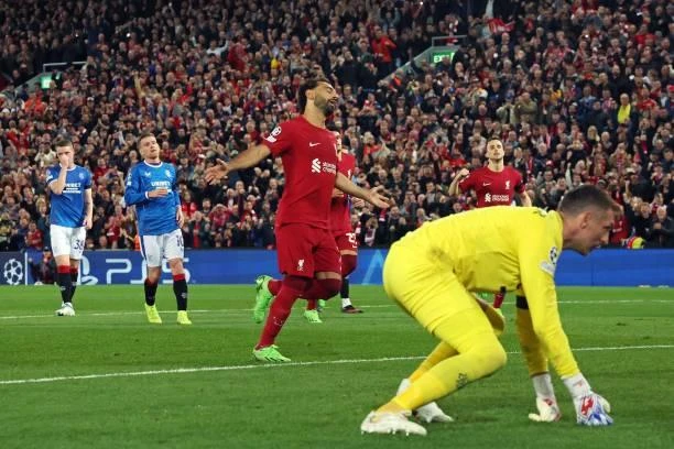 Mohamed Salah giúp Liverpool có chiến thắng ở Champions League. Ảnh: Getty Mohamed Salah giúp Liverpool có chiến thắng ở Champions League. Ảnh: Getty
