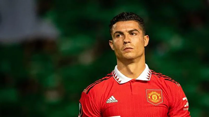 Ronaldo đã có đường rời Old Trafford. ẢNH: GETTY Ronaldo đã có đường rời Old Trafford. ẢNH: GETTY