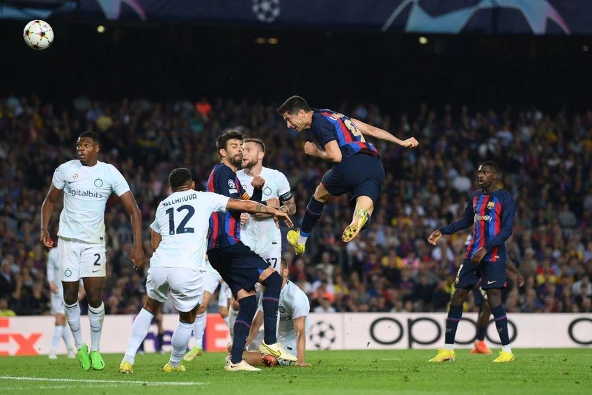 Lewandowski vẫn là chân sút đáng nể ở đấu trường Champions League. Ảnh: Getty Lewandowski vẫn là chân sút đáng nể ở đấu trường Champions League. Ảnh: Getty