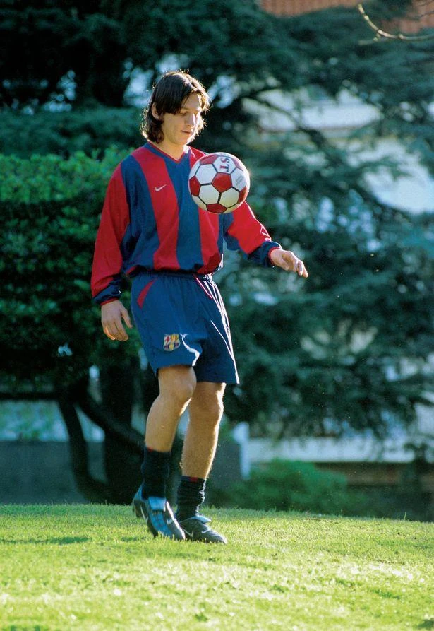 Messi bộc lộ tài năng bẩm sinh khi còn rất trẻ. ẢNH: GETTY