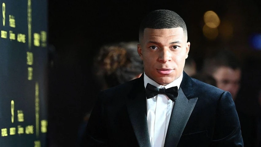 Mbappe tại lễ trao quả bóng vàng thế giới. ẢNH: GETTY
