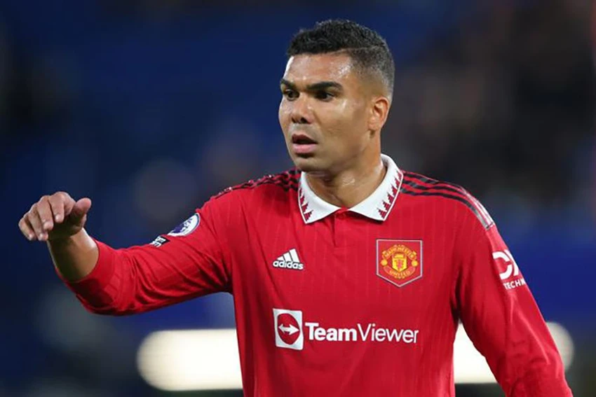 Casemiro gia nhập Man Utd với giá 70 triệu bảng Anh, kể cả phụ phí. ẢNH: GETTY Casemiro gia nhập Man Utd với giá 70 triệu bảng Anh, kể cả phụ phí. ẢNH: GETTY