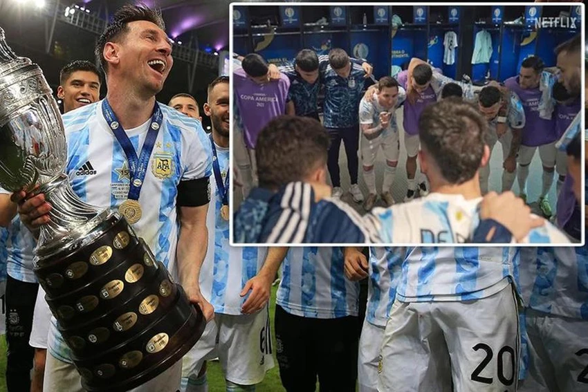 Messi giành chức vô địch Copa America đầu tiên cùng tuyển Argentina. ẢNH: MIRROR Messi giành chức vô địch Copa America đầu tiên cùng tuyển Argentina. ẢNH: MIRROR