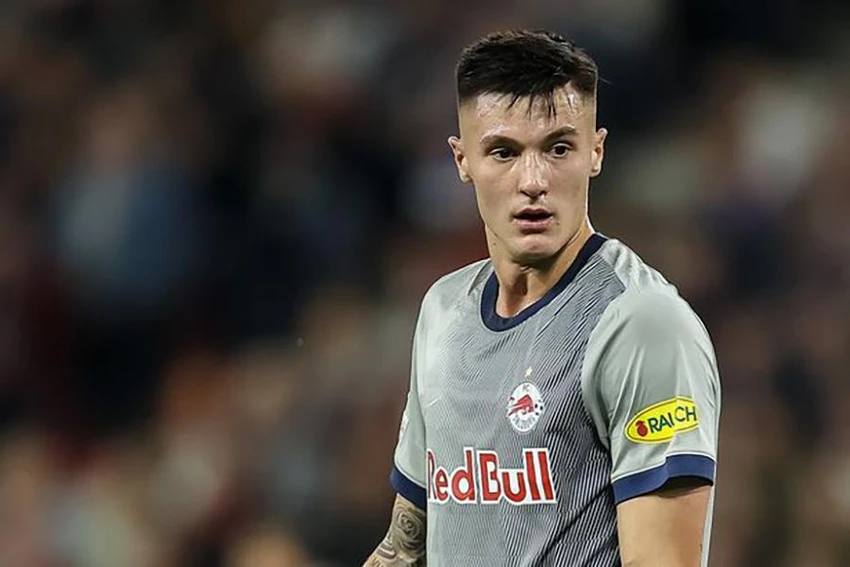 Sesko đang chơi rất hay tại RB Salzburg dưới dạng cho mượn. ẢNH: GETTY Sesko đang chơi rất hay tại RB Salzburg dưới dạng cho mượn. ẢNH: GETTY