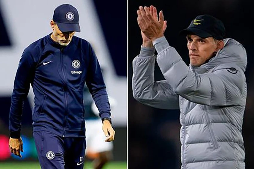 HLV Thomas Tuchel rời Chelsea trong cay đắng. ẢNH; DAILY STAR HLV Thomas Tuchel rời Chelsea trong cay đắng. ẢNH; DAILY STAR