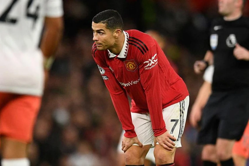 Ronaldo mới ghi 3 bàn thắng ở mùa giải năm nay cho Man United. ẢNH: GETTY Ronaldo mới ghi 3 bàn thắng ở mùa giải năm nay cho Man United. ẢNH: GETTY