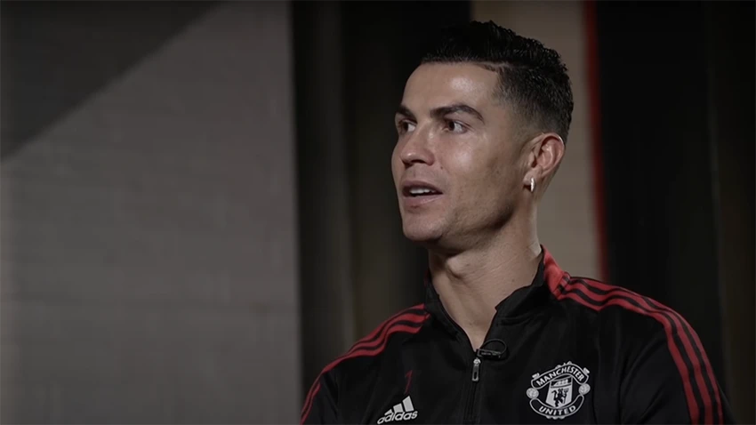 Ronaldo được cho là vẫn muốn chia tay Man Utd vào đầu năm tới. ẢNH: SKY SPORT manchester united ronaldo