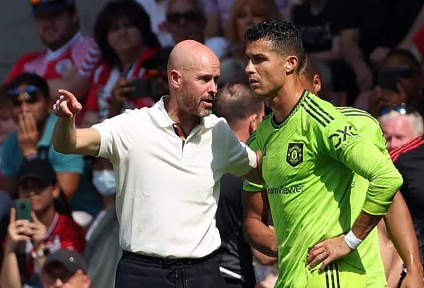 Ronaldo không tôn trọng Ten Hag