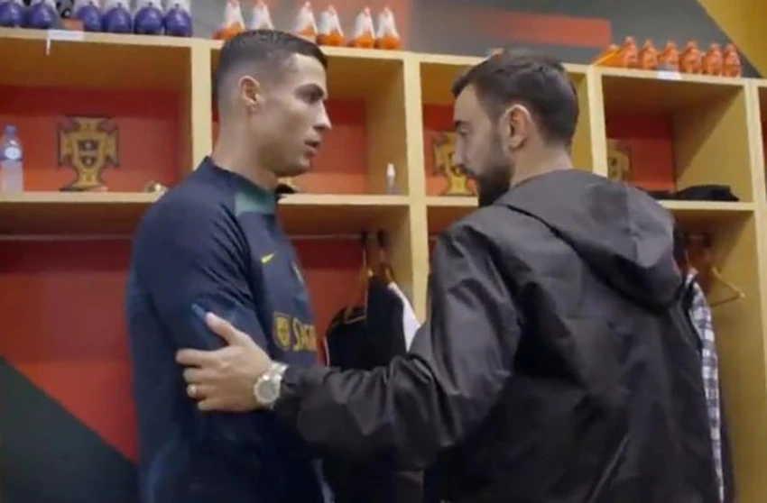 Nhiều cầu thủ MU được cho là mệt mỏi với scandal của Ronaldo. ẢNH: SKY SPORT Cầu thủ MU mệt mỏi với Ronaldo