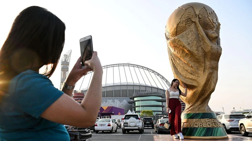 World Cup là chiếc cúp duy nhất còn thiếu trong bộ sưu tập danh hiệu của Lionel Messi. ẢNH: GETTY
