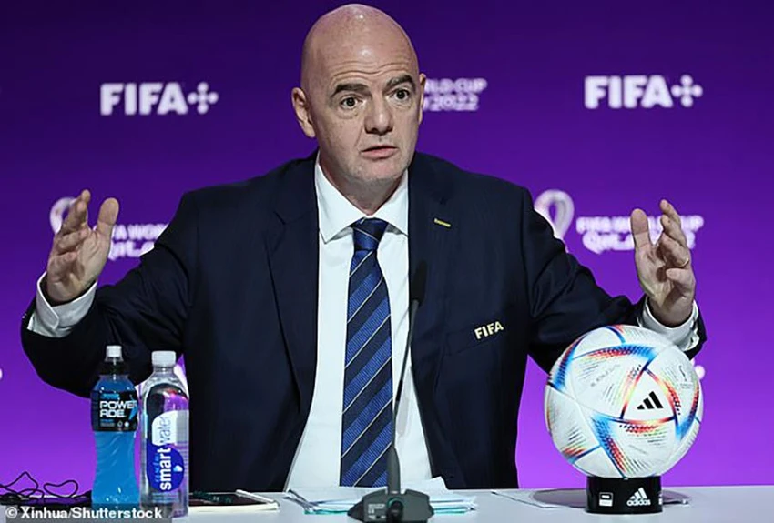 Chủ tịch FIFA Gianni Infantino. ẢNH: SHUTTERSTOCK Chủ tịch FIFA Gianni Infantino