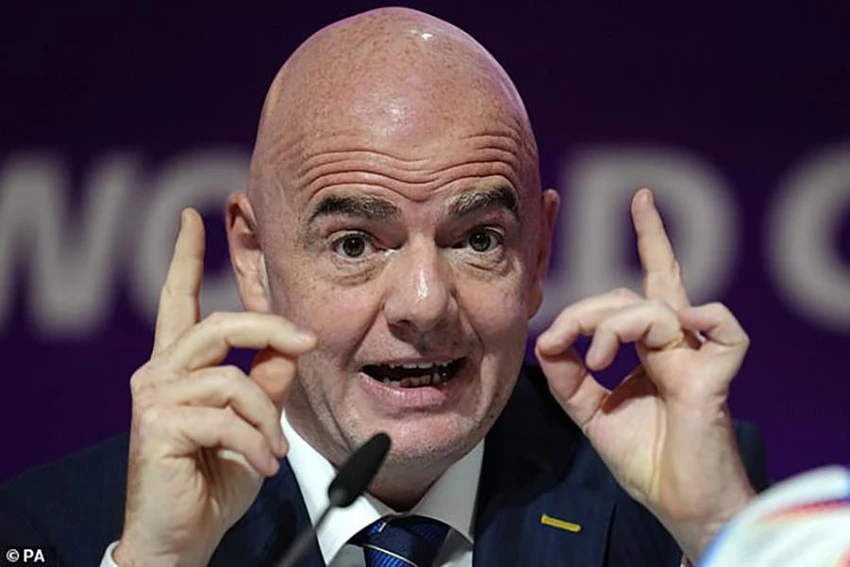 Chủ tịch FIFA Gianni Infantino tuyên bố sẵn sàng trao quyền đăng cai World Cup cho Triều Tiên nếu họ đáp ứng đủ điều kiện. ẢNH: PA FIFA sẳn sàng để Triều Tiên đăng cai World Cup