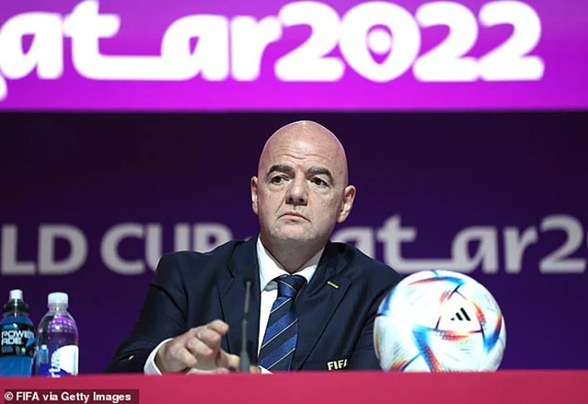 Chủ tịch FIFA tin rằng bóng đá có thể gắn kết thế giới. ẢNH: GETTY Chủ tịch FIFA