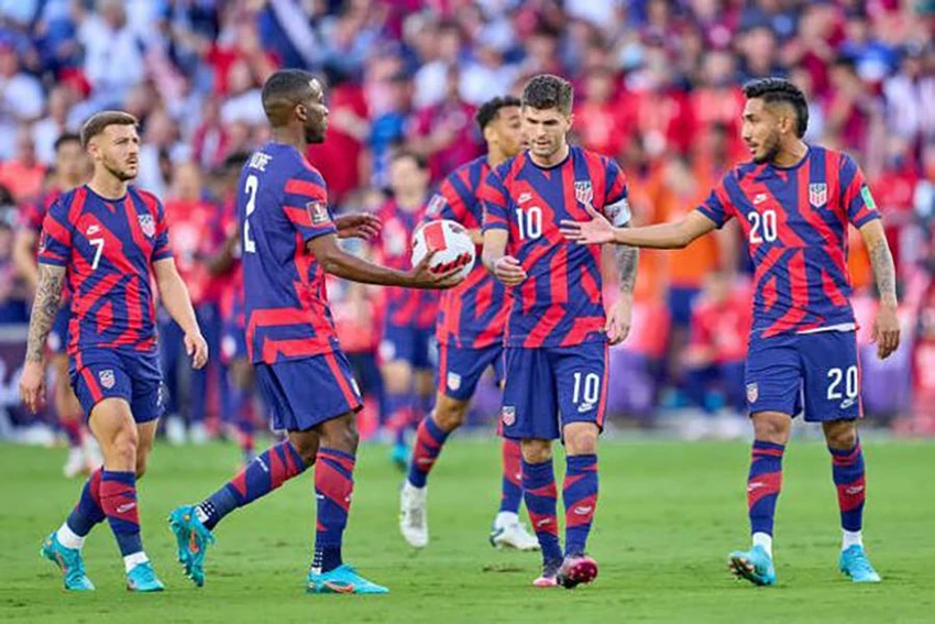 Mỹ đang trong giai đoạn chuyển giao thế hệ với đầu tàu là ngôi sao của Chelsea Pulisic. ẢNH: GETTY WORLD CUP 2022