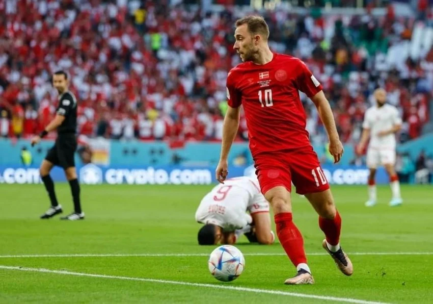 Eriksen thi đấu tròn vai trong ngày đầu ra quân cho Đan Mạch. Ảnh: Getty