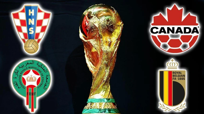 Bỉ và Croatia mạnh nhất bảng F World Cup 2022. ẢNH: MIRROR World Cup 2022