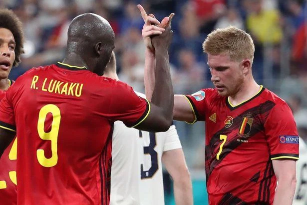 De Bruyne và Lukaku là hai ngôi sao sáng nhất trong đội hình tuyển Bỉ. ẢNH: GETTY De Bruyne và Lukaku là hai ngôi sao sáng nhất trong đội hình tuyển Bỉ. ẢNH: GETTY