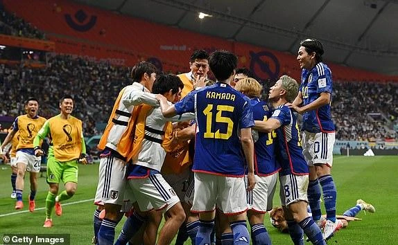 Nhật Bản có màn lội ngược dòng ngoạn mục trước tuyển Đức. Ảnh: Getty Nhật Bản có màn lội ngược dòng ngoạn mục trước tuyển Đức. Ảnh: Getty