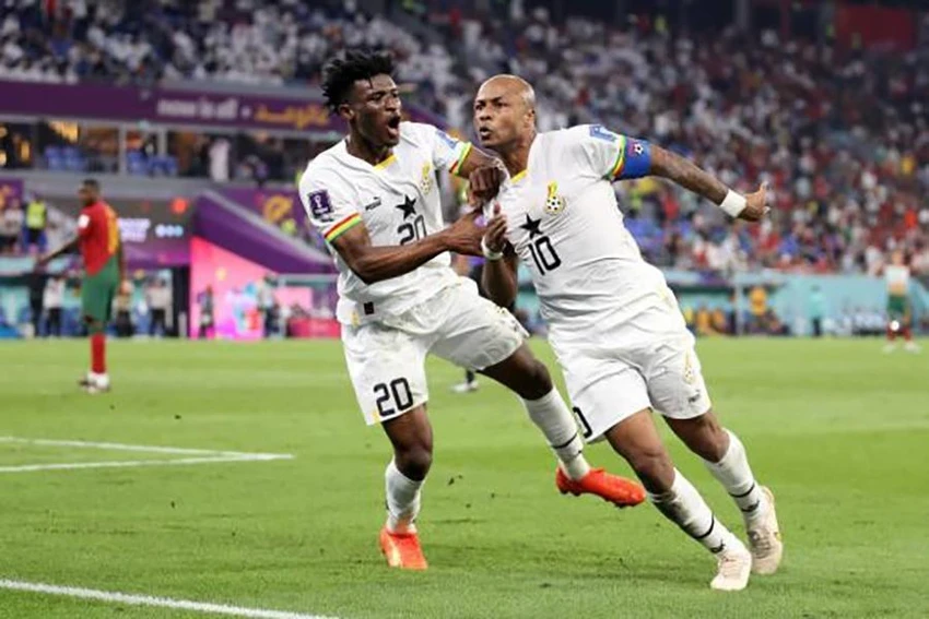 Ghana đã có trận đấu xuất sắc dù để thua với tỷ số 2-3. Ảnh: Getty Ghana đã có trận đấu xuất sắc dù để thua với tỷ số 2-3. Ảnh: Getty