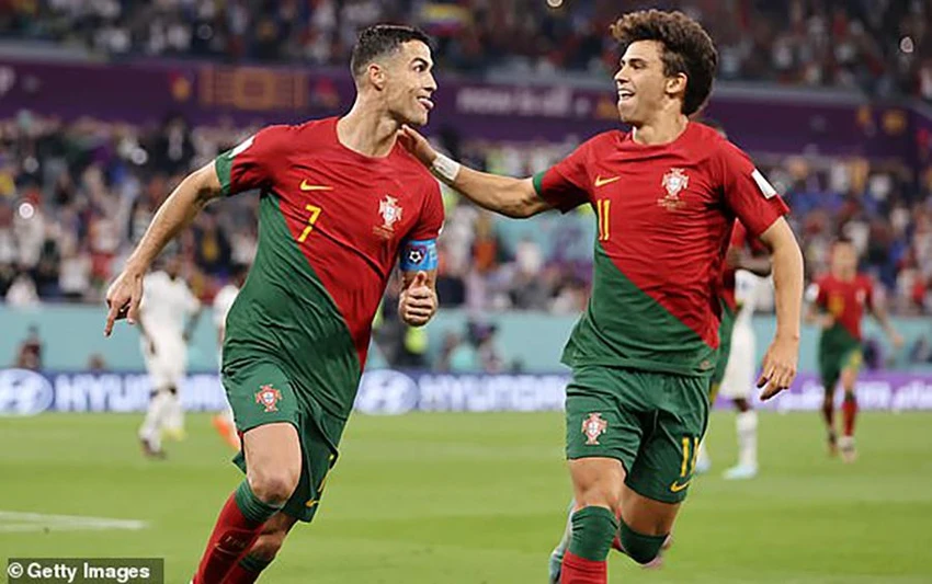 Bồ Đào Nha của Ronaldo có chiến thắng khó khăn trước Ghana. ẢNH: GETTY Bồ Đào Nha của Ronaldo có chiến thắng khó khăn trước Ghana. ẢNH: GETTY
