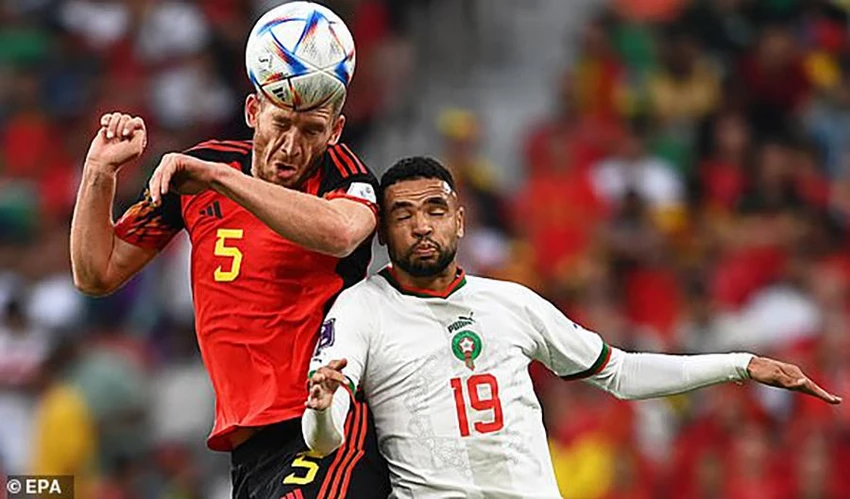 Bỉ được đánh giá là "kèo trên" so với Morocco. ẢNH: EPA Bỉ được đánh giá là "kèo trên" so với Morocco. ẢNH: EPA