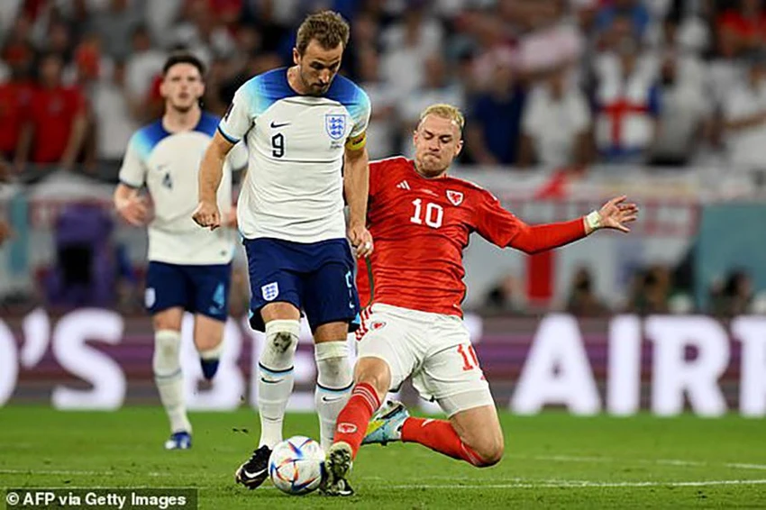 Xứ Wales đã cầm chân tuyển Anh thành công trong hiệp 1. ẢNH: GETTY Xứ Wales đã cầm chân tuyển Anh thành công trong hiệp 1. ẢNH: GETTY