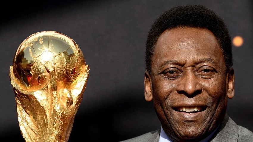 Pele là cầu thủ duy nhất trong lịch sử bóng đá giành 3 chức vô địch World Cup. ẢNH: GETTY