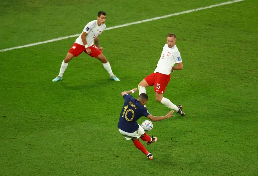 Mbappe lập cú đúp và dẫn đầu danh sách Vua phá lưới với 5 bàn thắng. Ảnh: Getty Mbappe lập cú đúp và dẫn đầu danh sách Vua phá lưới với 5 bàn thắng. Ảnh: Getty