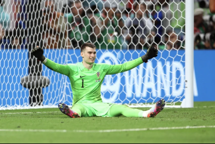Thủ môn Livakovic trở thành người hùng của Croatia. ẢNH: GETTY