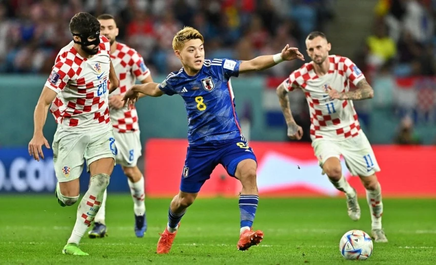 Nhật Bản có trận đấu ngang ngửa với Croatia. Ảnh: Getty