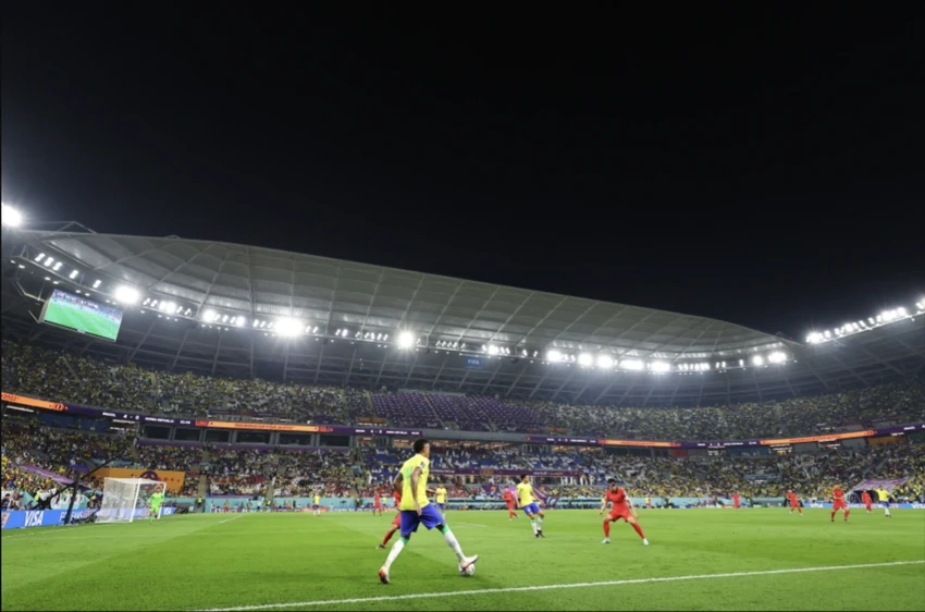 Trận đấu giữa Brazil và Hàn Quốc ở vòng 1/8 World Cup là trận đấu cuối cùng được tổ chức trên sân 974 tại Qatar. ẢNH: GETTY Trận đấu giữa Brazil và Hàn Quốc ở vòng 1/8 World Cup là trận đấu cuối cùng được tổ chức trên sân 974 tại Qatar. ẢNH: GETTY
