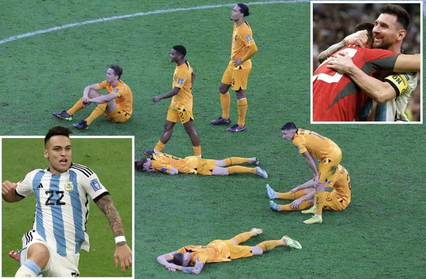 Argentina tiến vào bán kết World Cup 2022. ẢNH: SUN SPORT