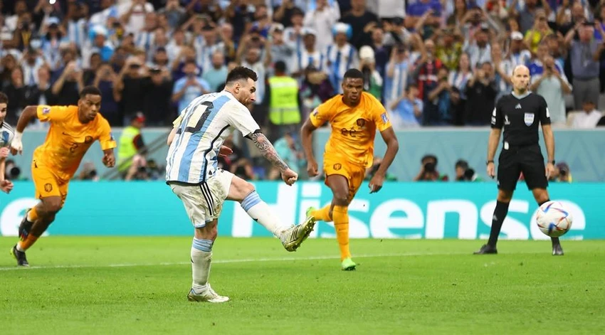 Messi tỏa sáng với 1 bàn thắng và 1 kiến tạo thành bàn. Ảnh: Getty