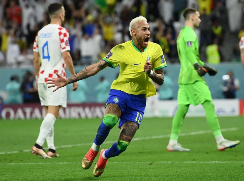 Neymar vui đó... ẢNH: GETTY Neymar vui đó... ẢNH: GETTY