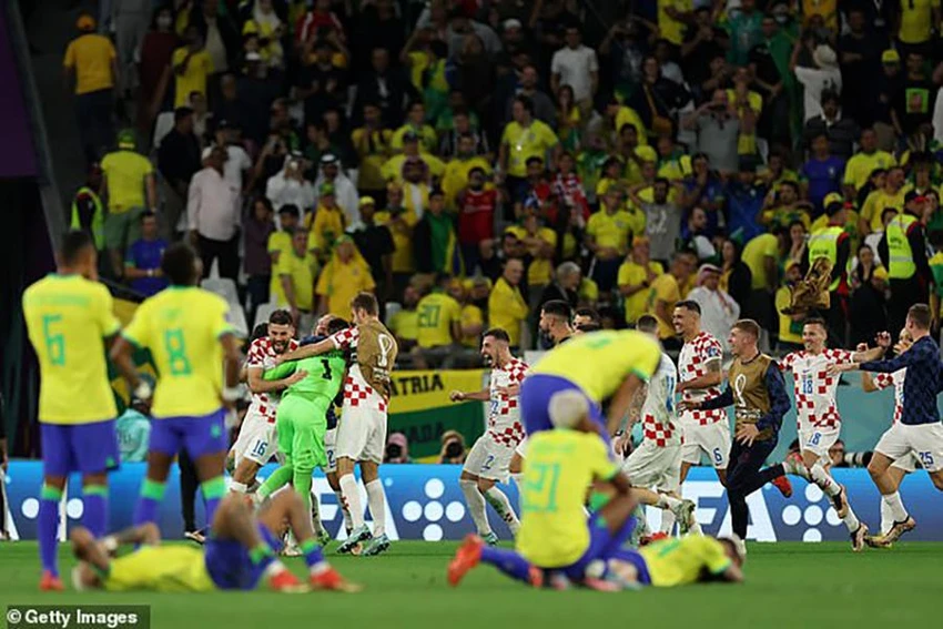 Brazil thua Croatia đầy đau đớn. ẢNH: GETTY