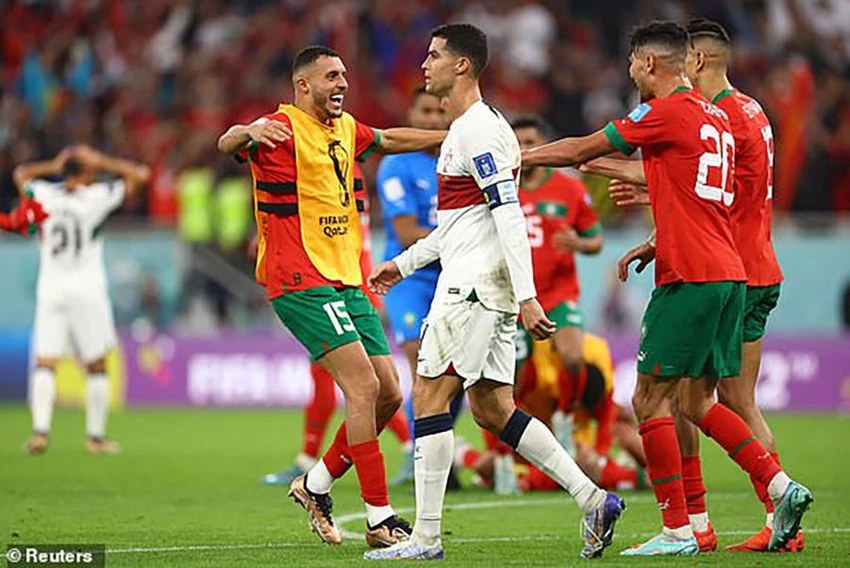 Morocco tạo nên lịch sử cho bóng đá châu Phi khi tiến vào Bán kết World Cup. Ảnh: Getty Morocco tạo nên lịch sử cho bóng đá châu Phi khi tiến vào Bán kết World Cup. Ảnh: Getty