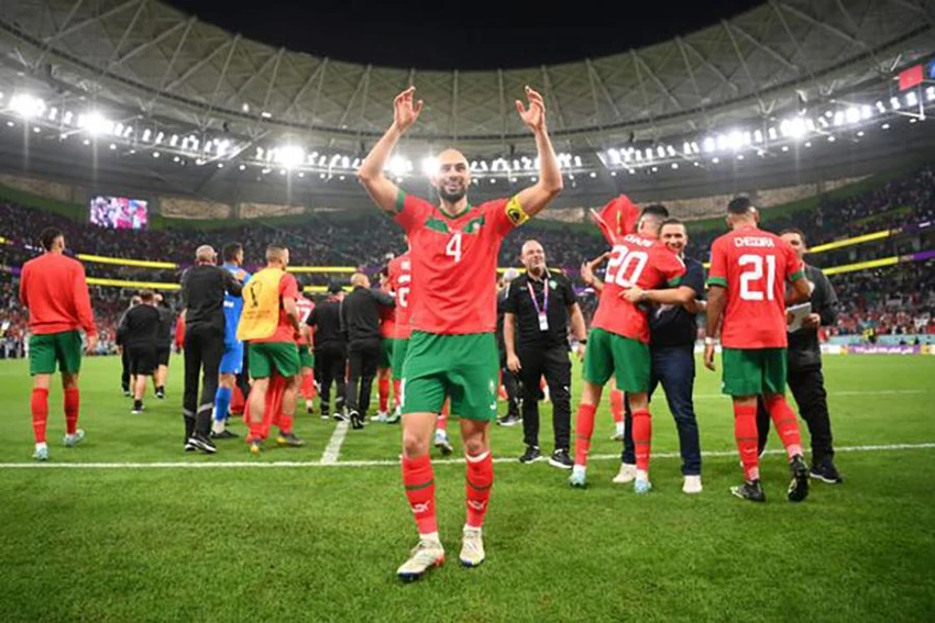 Morocco xứng đáng giành chiến thắng trước Bồ Đào Nha ở tứ kết World Cup 2022. ẢNH: GETTY Morocco xứng đáng giành chiến thắng trước Bồ Đào Nha ở tứ kết World Cup 2022. ẢNH: GETTY