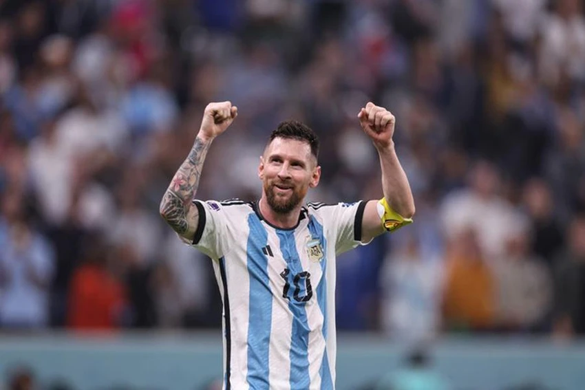 Lionel Messi đang có kỳ World Cup cực kỳ thành công đến lúc này. ẢNH: GETTY