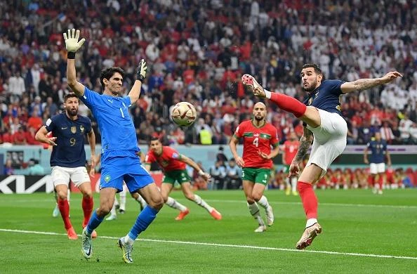 Khoảnh khắc tỏa sáng của các ngôi sao đã giúp tuyển Pháp hóa giải hiện tượng Morocco. Ảnh: Getty