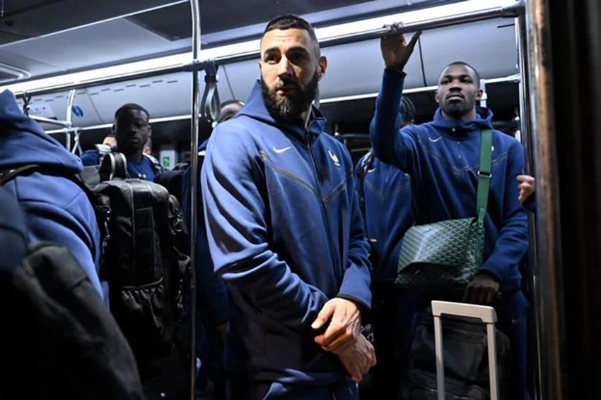 Benzema sẽ không trở lại tuyển Pháp đá chung kết World Cup 2022. ẢNH: GETTY