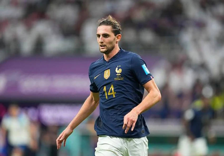 Rabiot vắng mặt trong trận bán kết World Cup Pháp thắng Morocco 2-0. ẢNH: GETTY