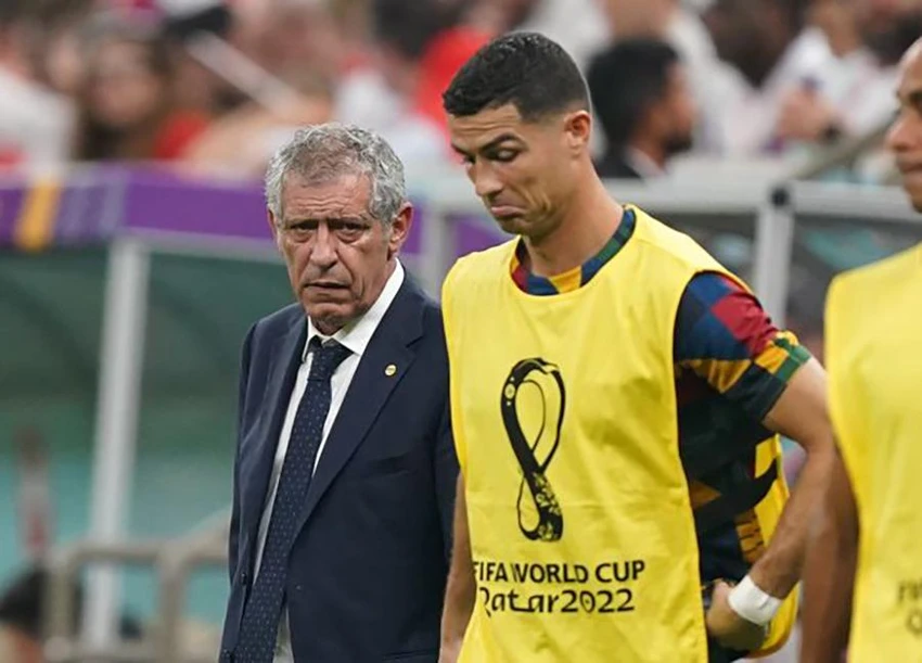 Santos được cho là mâu thuẫn với đội trưởng Ronaldo. ẢNH: PA Santos được cho là mâu thuẫn với đội trưởng Ronaldo. ẢNH: PA