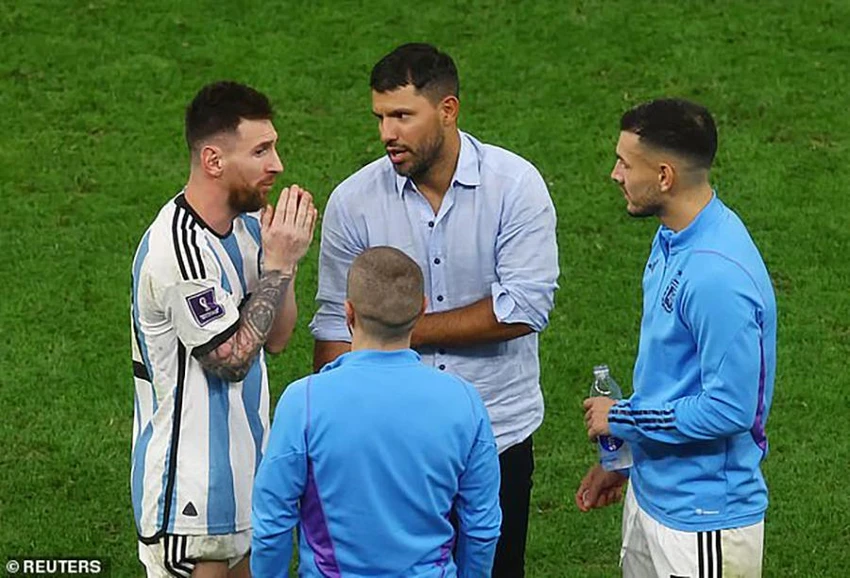 Aguero sẽ lại ở cùng phòng với Messi. ẢNH: REUTERS Aguero sẽ lại ở cùng phòng với Messi. ẢNH: REUTERS