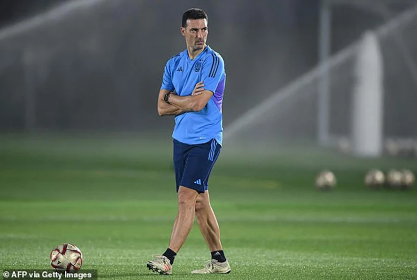 HLV Lionel Scaloni... ẢNH: GETTY HLV Lionel Scaloni... ẢNH: GETTY