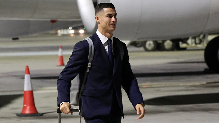 Ronaldo sắp kiểm tra y tế ở Al-Nassr. ẢNH: GETTY