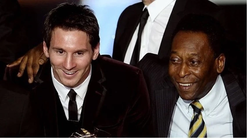 Messi luôn dành sự tôn trọng đặc biệt cho Pele. Ảnh: Trang cá nhân Messi Messi luôn dành sự tôn trọng đặc biệt cho Pele. Ảnh: Trang cá nhân Messi